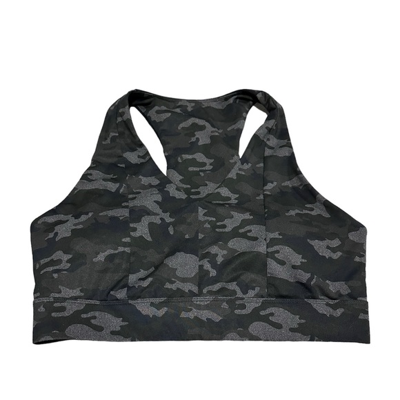 Fabletics Other - Fabletics camouflage sports bra dark green grey XXL plus size pullover active